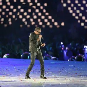 George Michael Print at the London 2012 Olympic Games Closing Ceremony George Michael Print at the London 2012 Olympic Games Closing Ceremony
