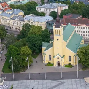 Aerial Photography Pillow Collection: Estonia