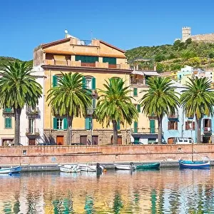 Bosa Old Town, Sardegna (Sardinia Island), Italy