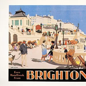 Brighton vintage travel postcard