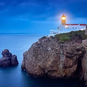 Cabo de Sao Vicente Lighthouse, Sagres, Algarve, Portugal