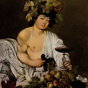 Bacchus, oil on canvas, Michelangelo Merisi known as Caravaggio (1570-1610), The Uffizi Gallery, Florence