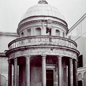 Bramante's Tempietto, in the courtyard of the Church of San Pietro in Montorio, in Rome