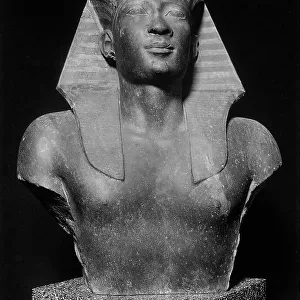 Bust of a Pharaoh. The Archaeological Museum, Florence