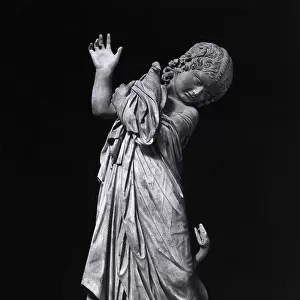 Girl in the act of defending a dove, statuette known as "The Innocence", Roman copy of an Hellenistic original of III-II centuries B.C. and now exhibited at the Capitoline Museum, Rome