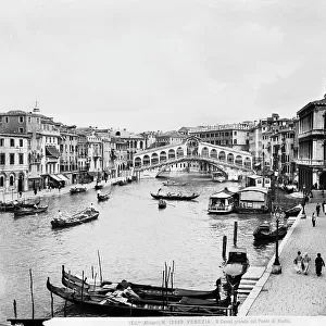 The Grand Canal and the Rialto Bridge
