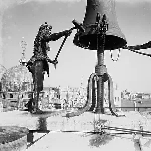 Moors marking the hours, Clock Tower, Piazza San Marco, Venice