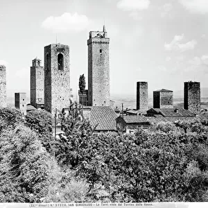 Towers Metal Print Collection: Towers of San Gimignano