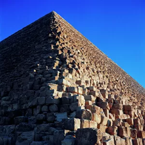 Pyramid of Cheops (2900 BC) in the funerary complex at Giza