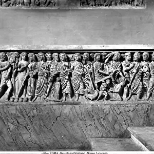 Sarcophagus with biblical scenes, Lateran Museum, Rome. Today in Gregoriano Profano Museum (formerly Lateran Museum), Vatican Museums, Vatican City