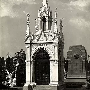 Shrine of the Centenara Family in the Monumental Cemetery of Milan