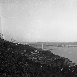 View of Trieste with the Victory Lighthouse