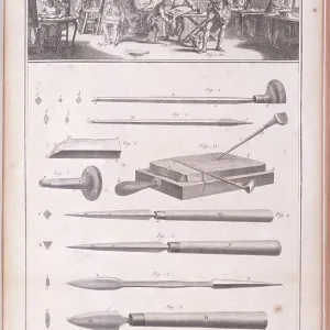 Print of 'The Encyclopedia' Volume V, Planche 1: An engraved illustration