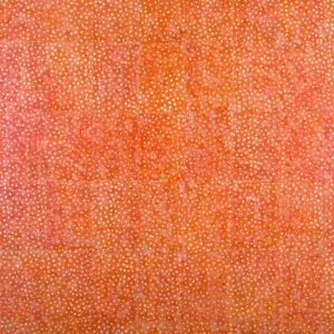 Encaustic Pearl Drops Print on Orange Background Encaustic Pearl Drops Print on Orange Background