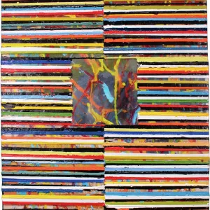 Encaustic and Collage Print Encaustic and Collage Print