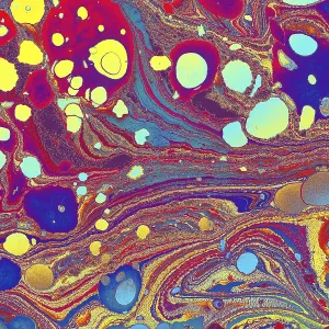 Ebru Marble Print Ebru Marble Print