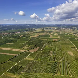 Aerial View Print of Lengenfeld Meadows, Austria Aerial View Print of Lengenfeld Meadows, Austria