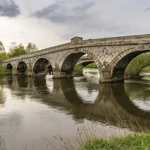 Atcham Bridge Print over the River Severn, Shropshire Atcham Bridge Print over the River Severn, Shropshire