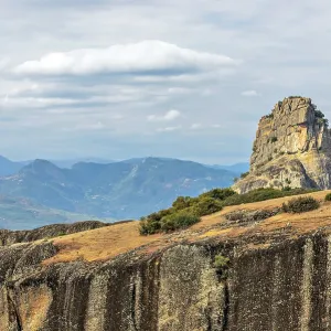 Meteora Cliffs Landscape Print