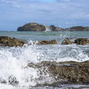 Plage de Castlepoint et Phare de Castlepoint. Plage de Castlepoint et Phare de Castlepoint.