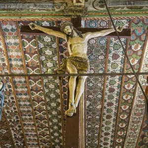 Polychrome Print of Binarowa Church Ceiling, 1655 Polychrome Print of Binarowa Church Ceiling, 1655
