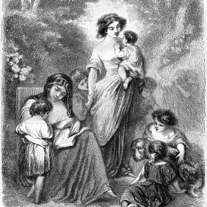 Bild von einem historischen Entwurf für eine Komposition, 1852 Bild von einem historischen Entwurf für eine Komposition, 1852