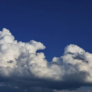 Cumulus Clouds Print, Salzkammergut, Austria Cumulus Clouds Print, Salzkammergut, Austria