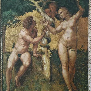 The Fall of Man, Vatican Fresco Print The Fall of Man, Vatican Fresco Print