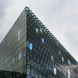 Harpa Concert Hall Glass Façade Print