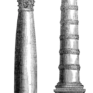 Solomon's Temple Pillars Print Solomon's Temple Pillars Print