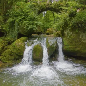 Luxembourg Waterfall Print - Aerial View Luxembourg Waterfall Print - Aerial View