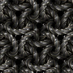 Interlocking 4D Rings Seamless Print Interlocking 4D Rings Seamless Print