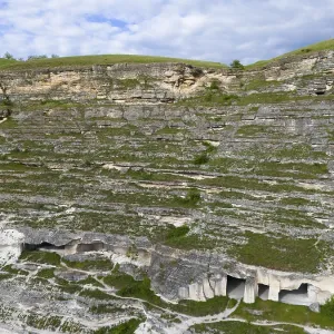 Limestone Cliffs Print, Old Orhei, Moldova