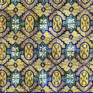 Patos cerámicos en estilo peruano en un templo de Lima. Patos cerámicos en estilo peruano en un templo de Lima.