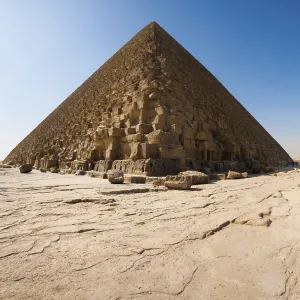 Pyramid of Cheops Base Foundation Print Pyramid of Cheops Base Foundation Print