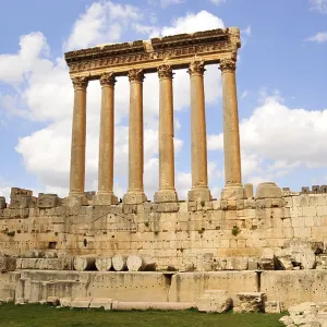 Baalbek Temple of Jupiter Columns Print Baalbek Temple of Jupiter Columns Print