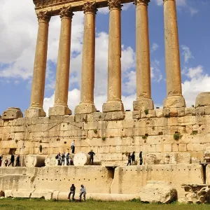 Baalbek Temple of Jupiter Columns Print Baalbek Temple of Jupiter Columns Print