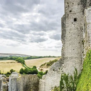 Ruins of Corfe Castle, Dorset Print Ruins of Corfe Castle, Dorset Print