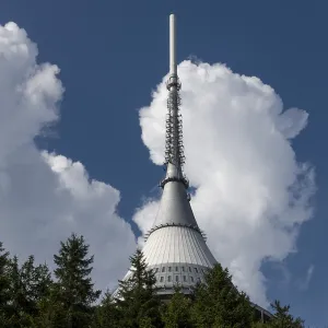 Liberec TV Tower and Hotel Print, Czech Republic Liberec TV Tower and Hotel Print, Czech Republic