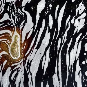 Typical Foam Structures Blackwater River Print, Brazil