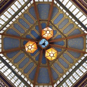 Leadenhall Market Victorian Glass Roof Print, London Leadenhall Market Victorian Glass Roof Print, London