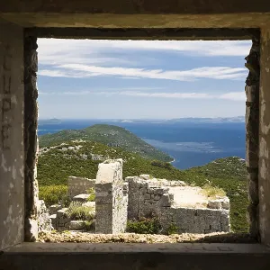 A Vista of the Ruins of Sv. Mihovil Print