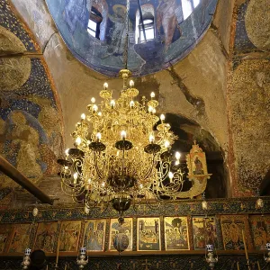 Vlatadon Monastery Chandelier Print, Thessaloniki, Greece Vlatadon Monastery Chandelier Print, Thessaloniki, Greece