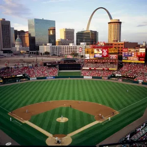 Busch Stadium Print, a 46,861 capacity venue in St. Louis, Missouri Busch Stadium Print, a 46,861 capacity venue in St. Louis, Missouri