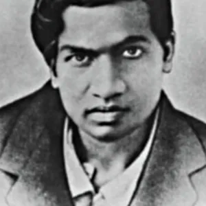 Print of Srinivasa Ramanujan, Indian Mathematician Print of Srinivasa Ramanujan, Indian Mathematician