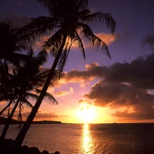 Print of Sunset at Tumon Bay, Guam Print of Sunset at Tumon Bay, Guam