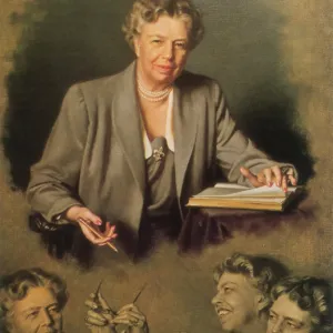 Print of Eleanor Roosevelt, First Lady Print of Eleanor Roosevelt, First Lady