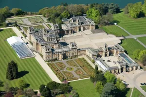 Prints of Blenheim Palace, Oxfordshire. An aerial view of Blenheim Palace, 2016 Oxfordshire Prints: Blenheim Palace Aerial Print