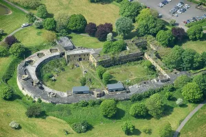Prints of Coalhouse Fort, Essex, 2024 England from the Air - Landscapes, Cities and Heritage: Coalhouse Fort Print, Essex