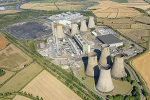 Prints of West Burton Power Station, Nottinghamshire, 2022 England from the Air - Landscapes, Cities and Heritage: West Burton Power Station Print, Nottinghamshire